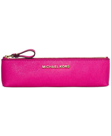 michael kors pencil case macy& 39|MICHAEL Michael Kors Handbag, Signature Pencil Case .